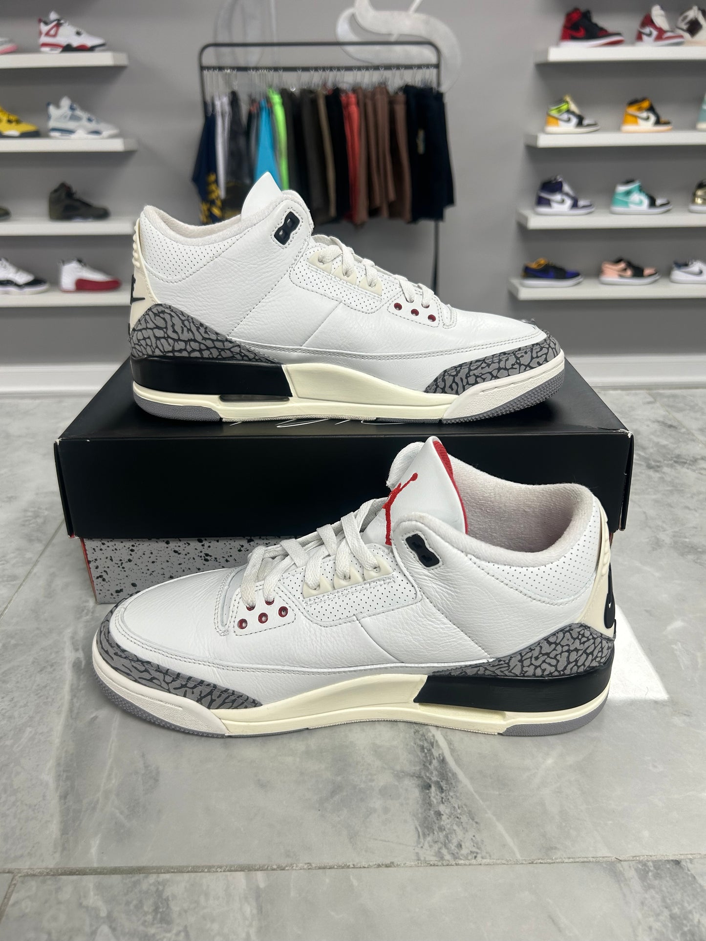 Jordan 3 Retro White Cement Reimagined (USED REP BOX)