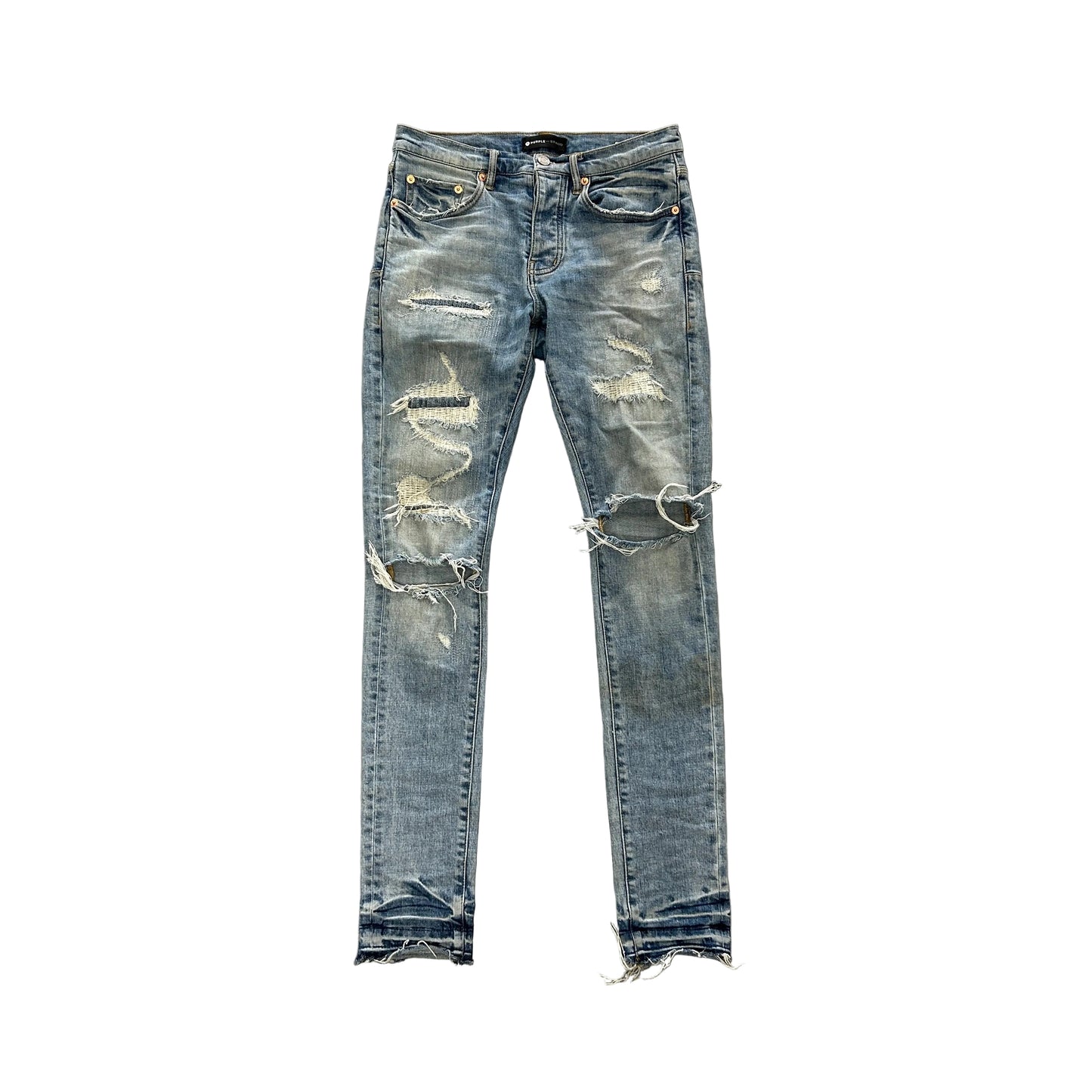 Purple Brand P001 Thrashed Patch Denim