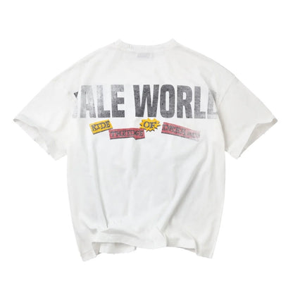 Vale Forever Newspaper Tee White