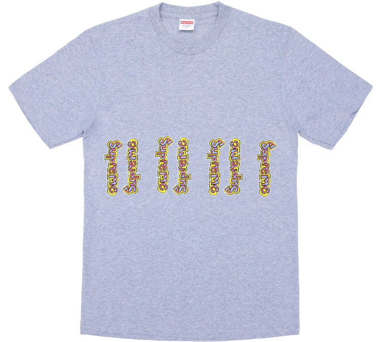 Supreme Gonz Logo Tee Heather Grey