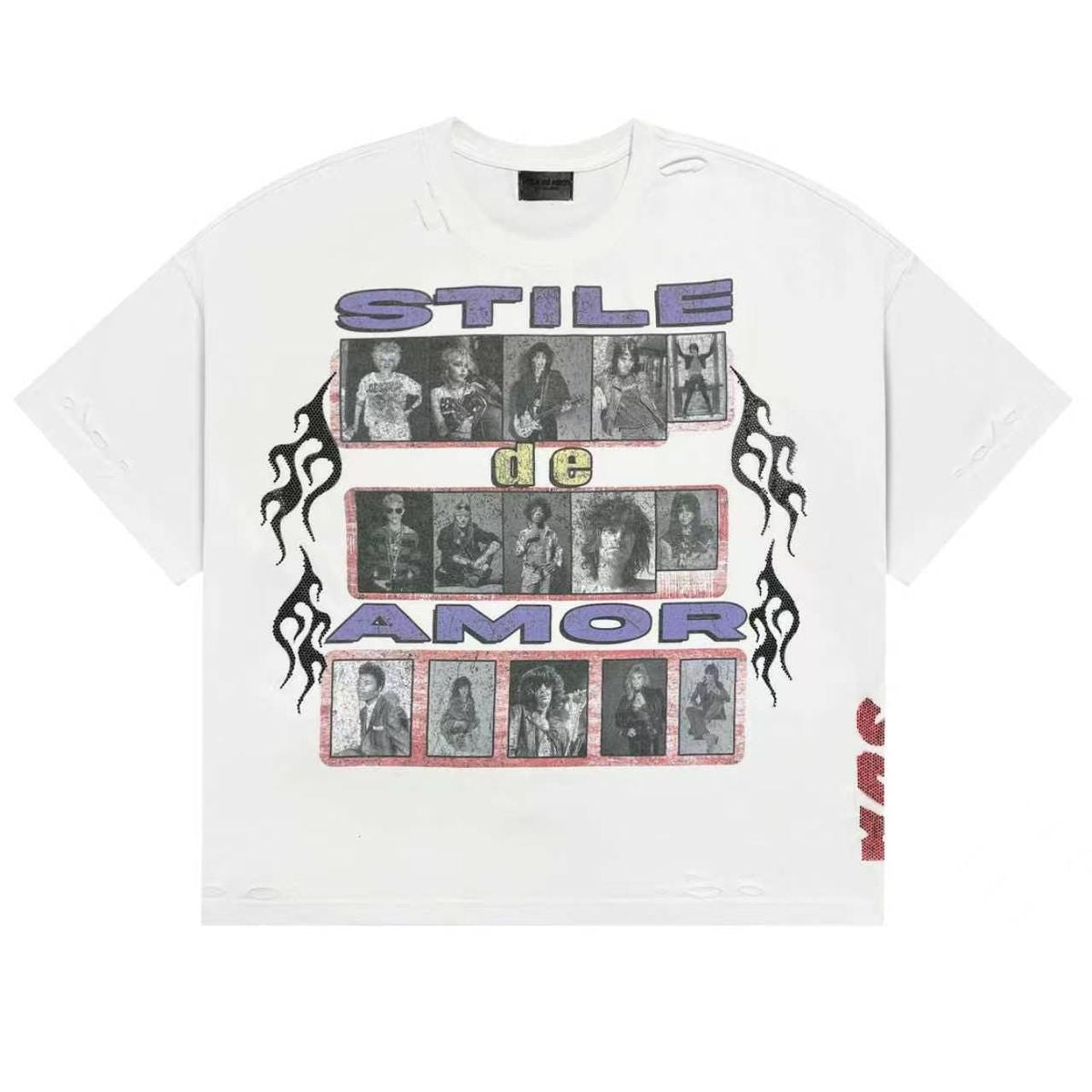 Stile Dé Amor Fiamme Rock Tee