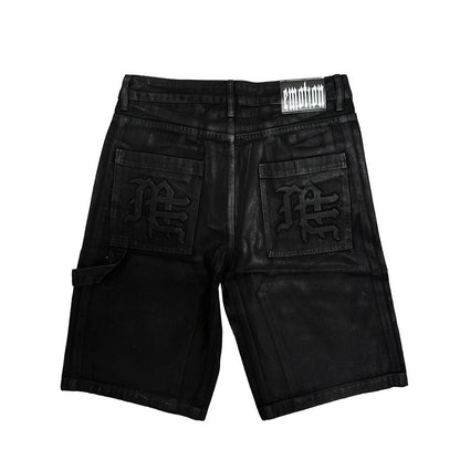 Mixed Emotion Worker Wax Shorts
