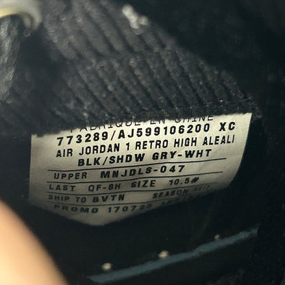 Jordan 1 Retro High Aleali May Shadow (SAMPLE) (USED NO BOX)