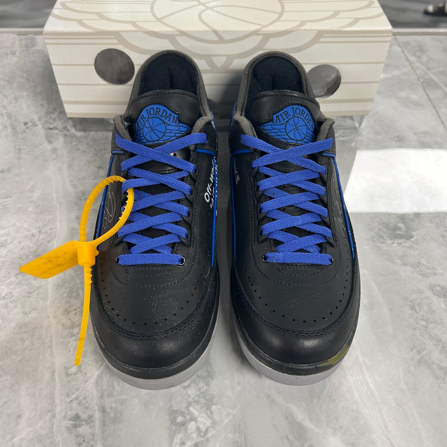 Jordan 2 Retro Low SP Off-White Black Blue (USED)