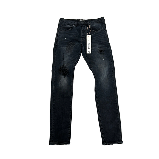 Purple Brand P002 Skinny Faded Black Jeans