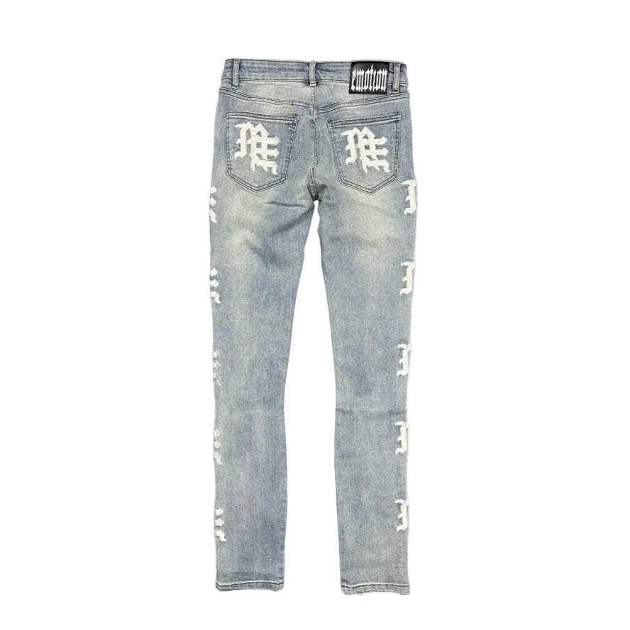 Mixed Emotion Sea Monogram denim — view 2