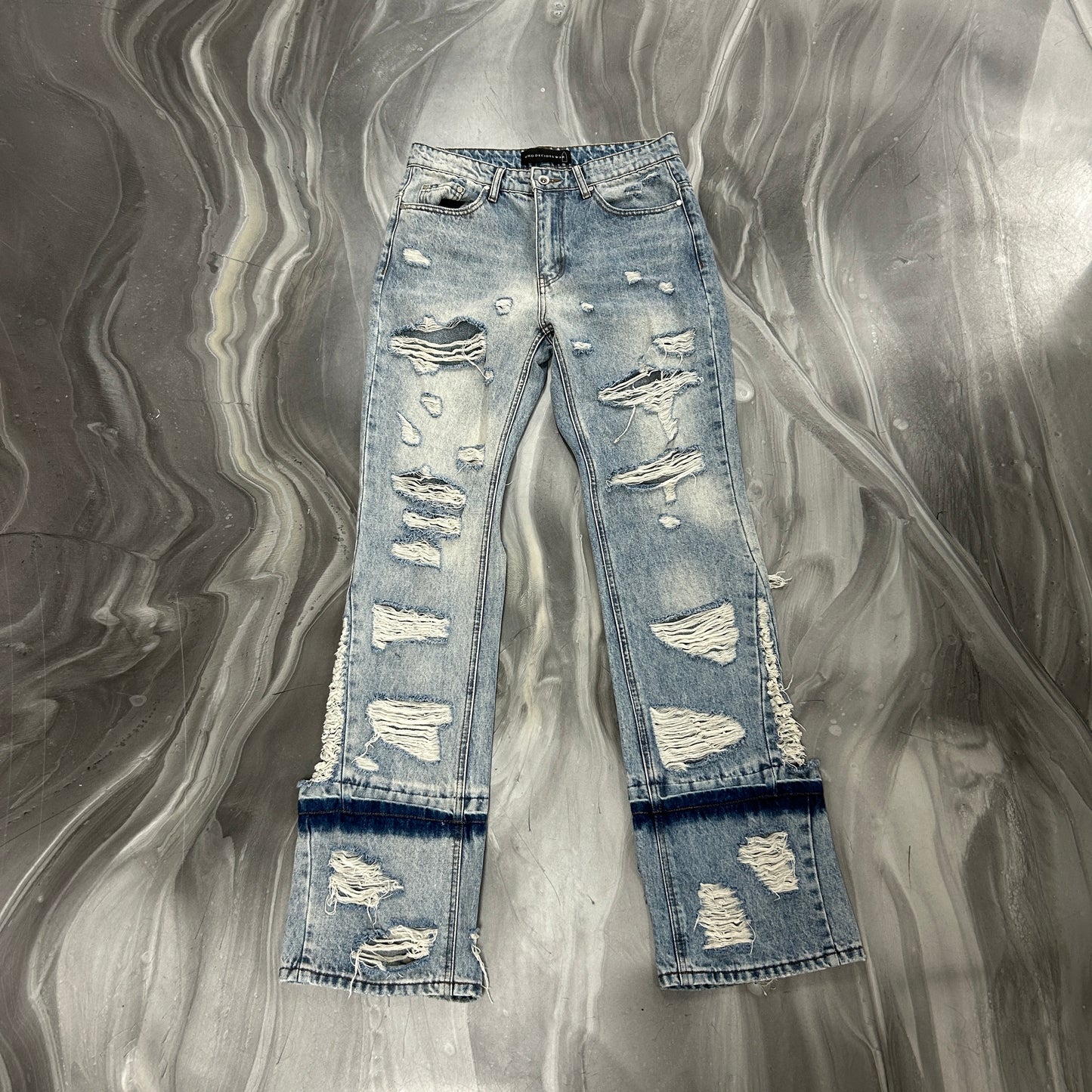 Who Decides War Gnarly denim in sky blue — view 2