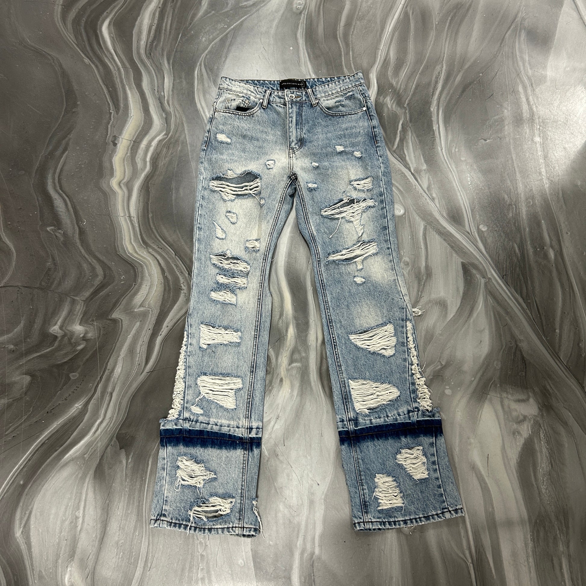 Who Decides War Gnarly denim in sky blue — view 2