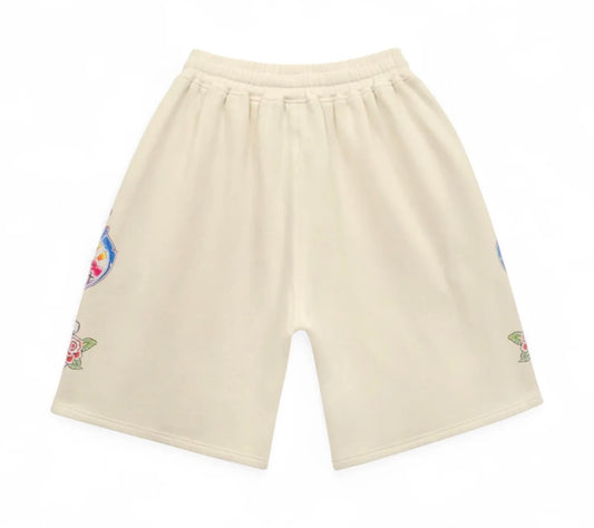 We Are Righteous shorts in cream — view 2