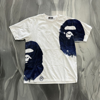 BAPE Overprinted Multi Ape Head
Tee White