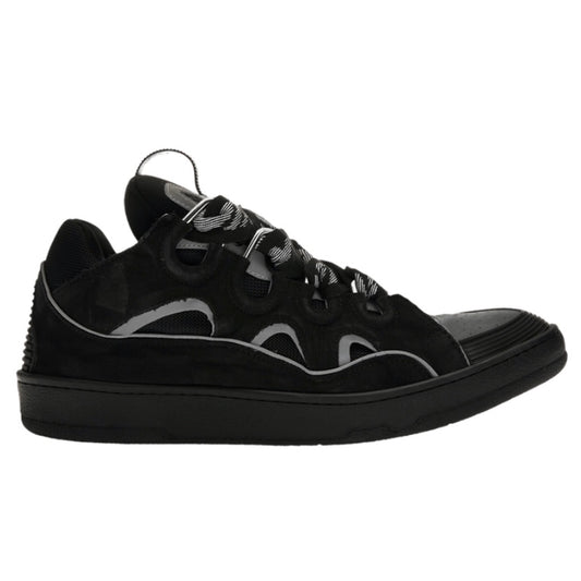 Lanvin Curb Sneakers 'Black Grey' (USED)