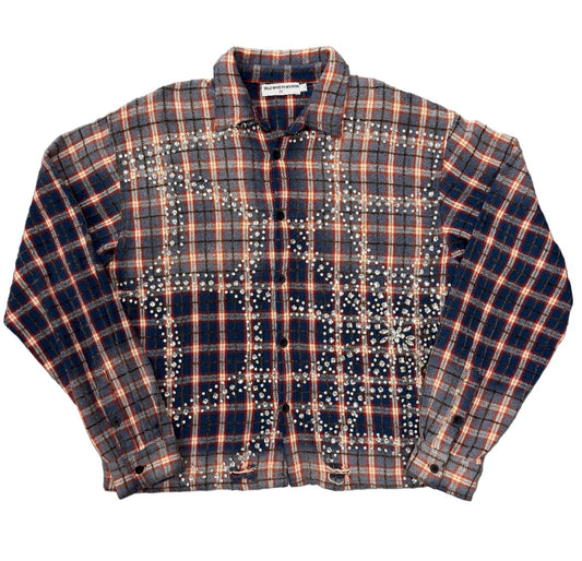 Vale Forever American Cup Long Sleeve Flannel Navy/Red