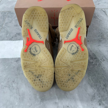 Air Jordan 6 Retro x Travis Scott British Khaki — view 6