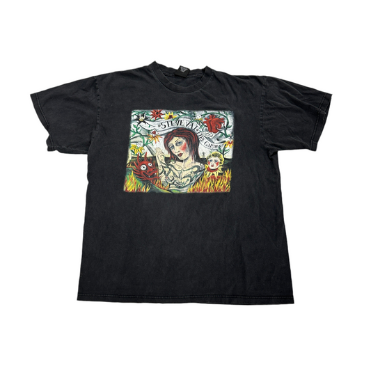 Vintage 90s Steve Vai Fire Garden Band Tee