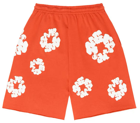 Denim Tears The Cotton Wreath Shorts Orange