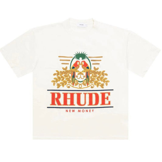 Rhude Parakeet Tee Vintage White
