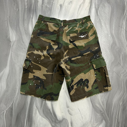 HMDD Camo Paint Splatter Shorts