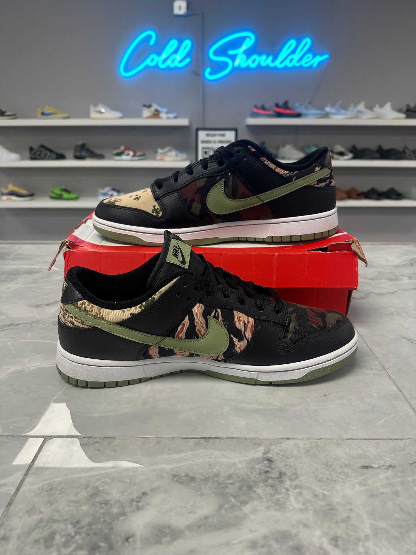 Nike Dunk Low Crazy Camo (USED)