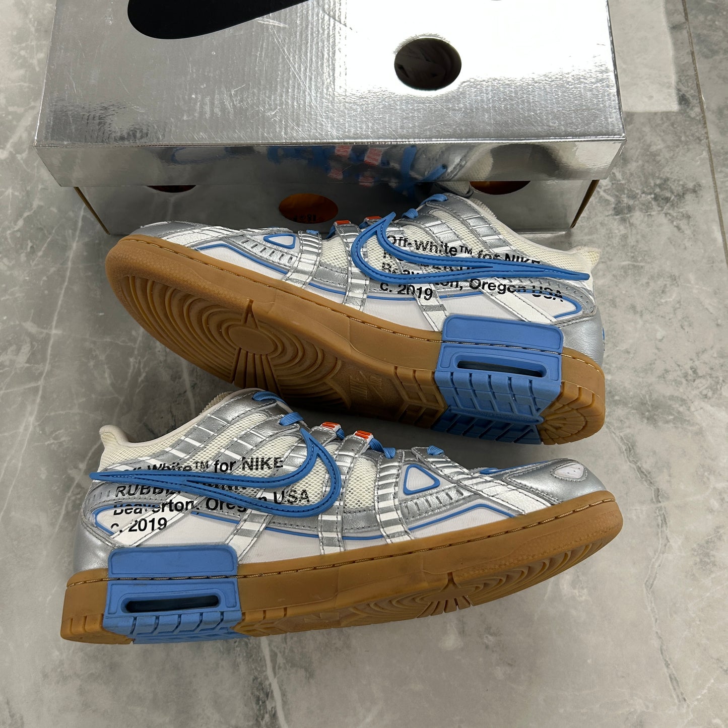 Nike Air Rubber Dunk Off-White UNC (USED)