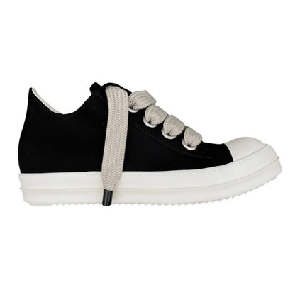 Rick Owens DRKSHDW Jumbo Lace Denim Ramone Low Black Milk (USED NO BOX)