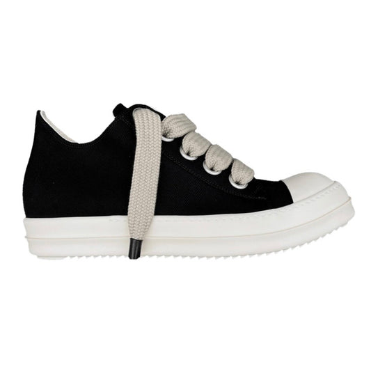 Rick Owens DRKSHDW Jumbo Lace Denim Ramone Low Black Milk (USED NO BOX)