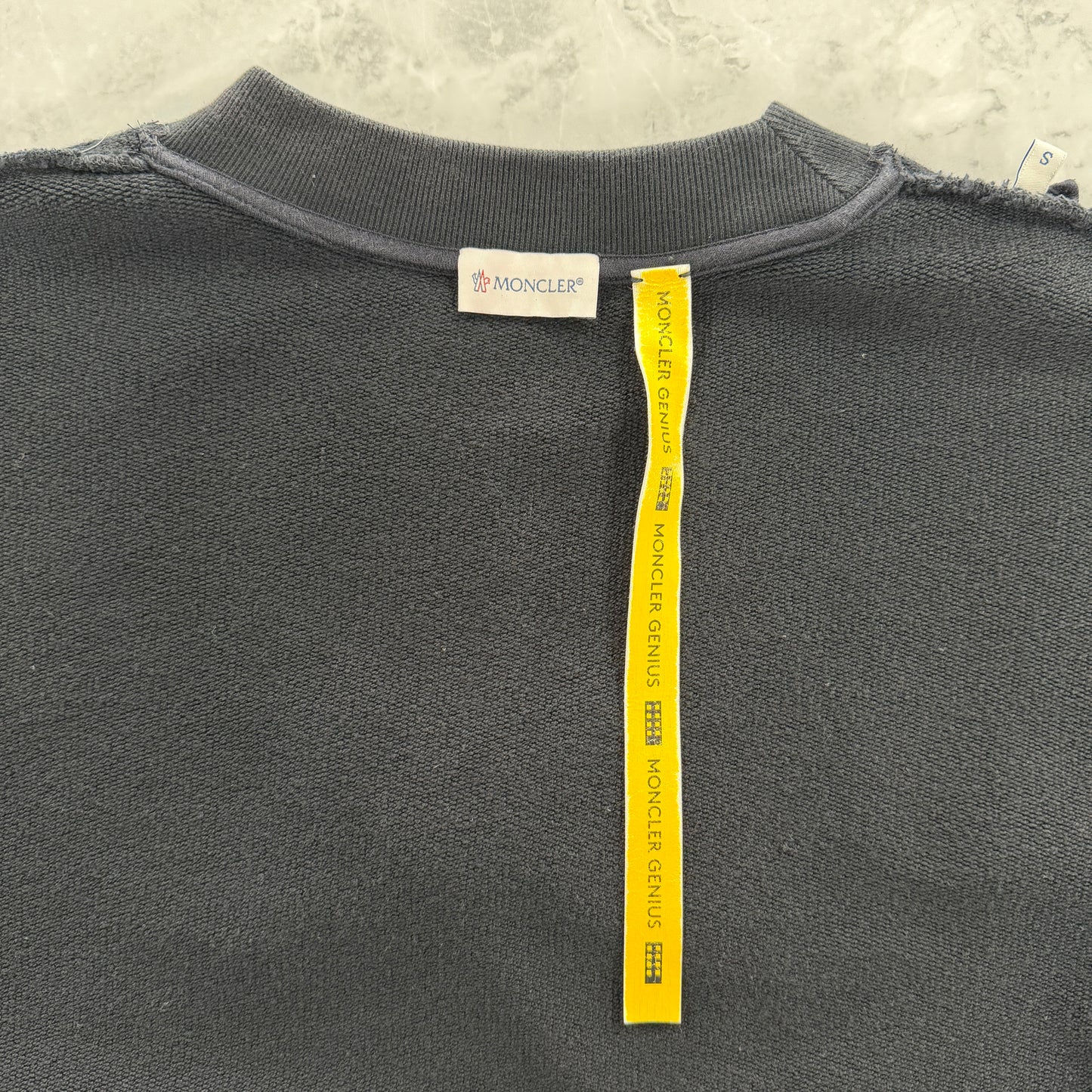 Moncler X Palm Angels Black Crewneck Sweatshirt