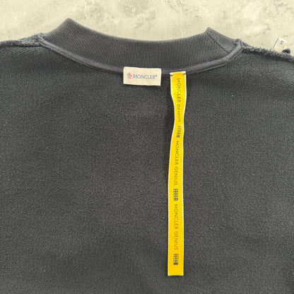 Moncler X Palm Angels Black Crewneck Sweatshirt