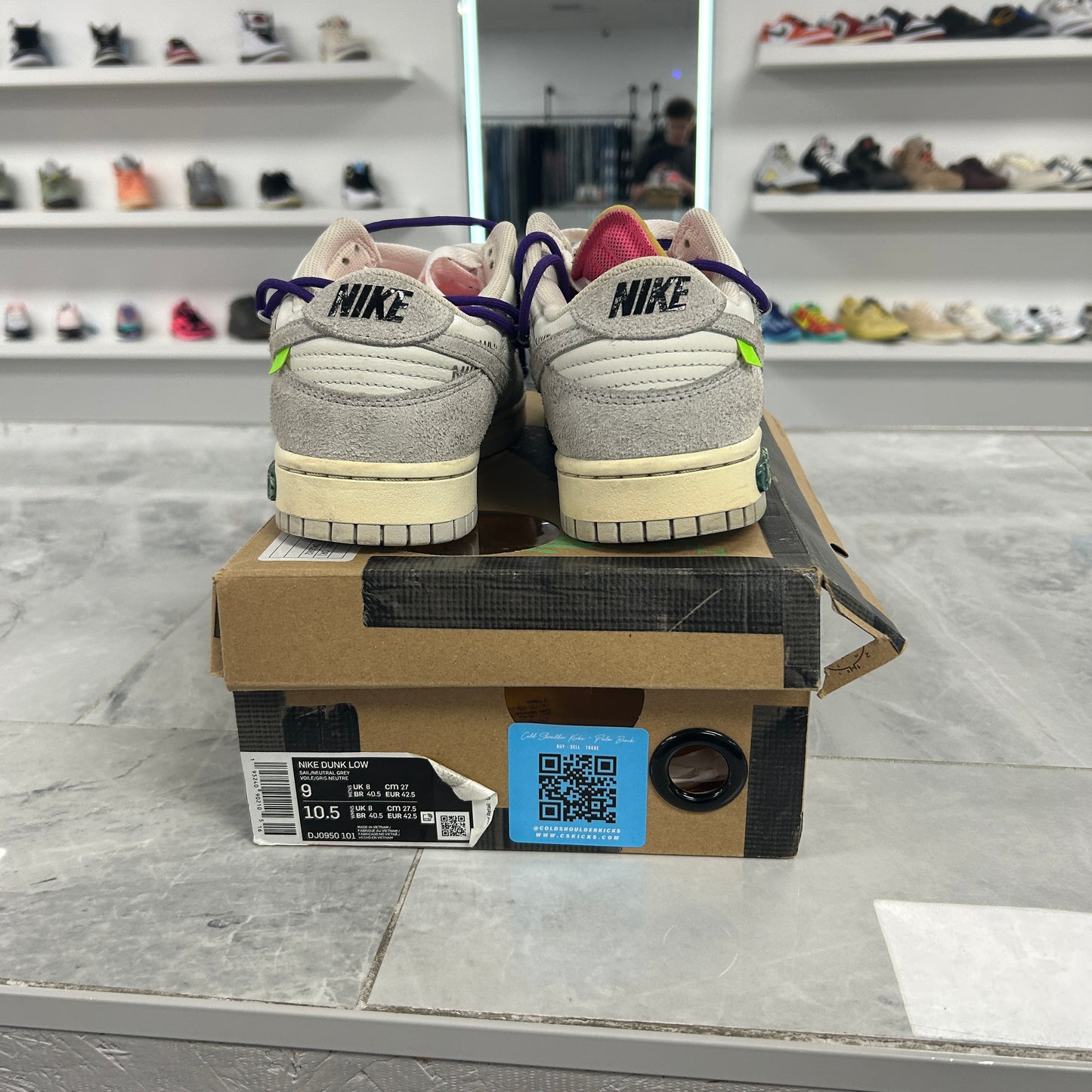 Nike Off-White Dunk Low Lot 15 (USED)