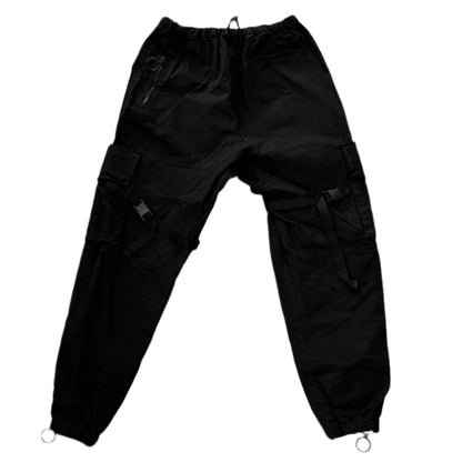 Off-White Buckle Black Cargo Jogger Pants