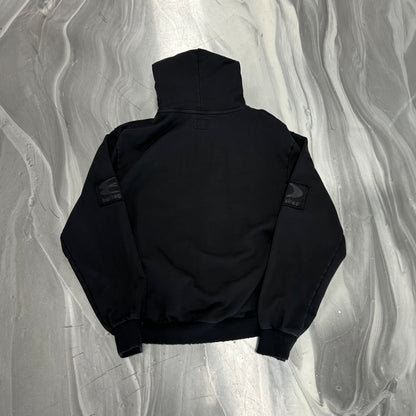Bottega Desires Black Zip Up Hoodie
