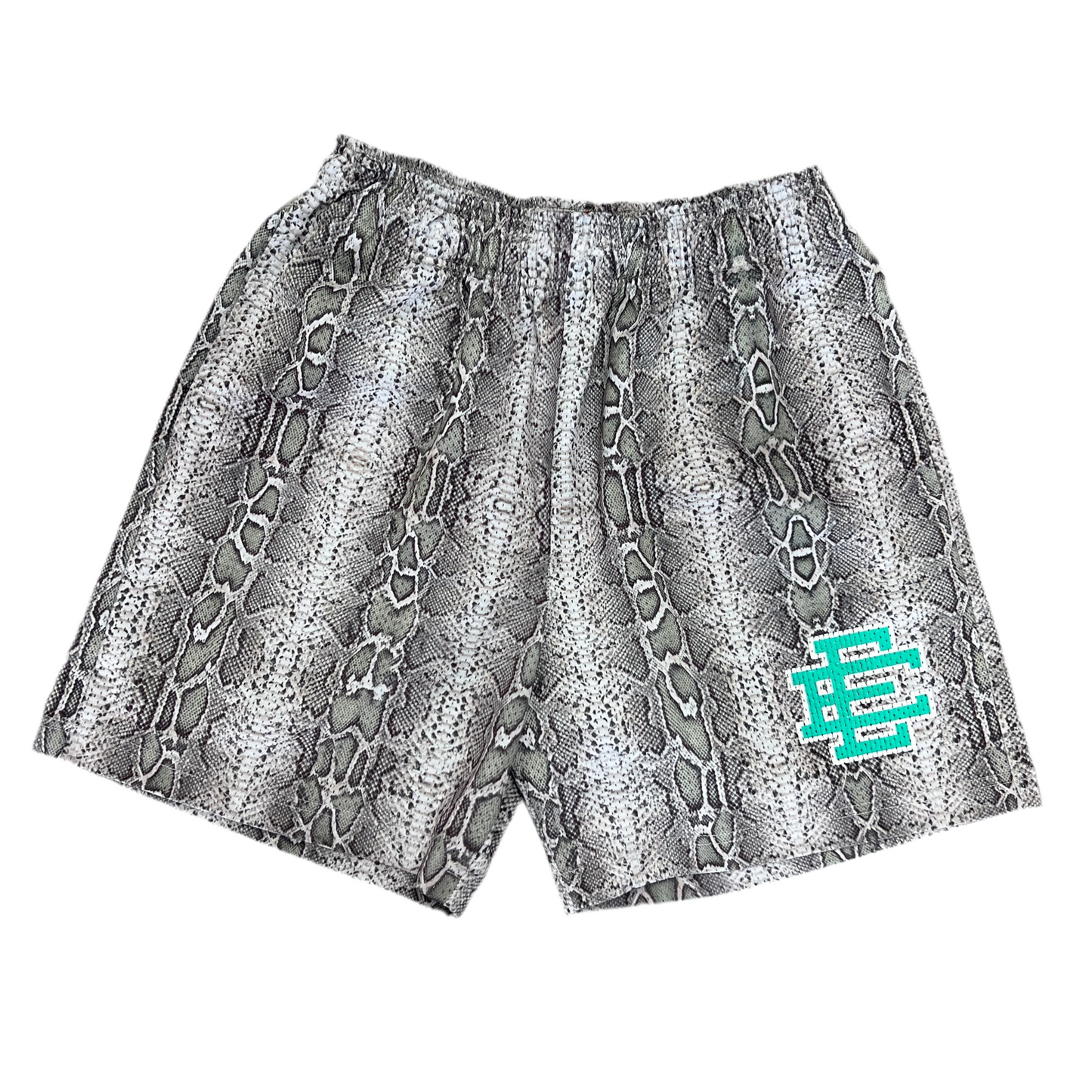 Eric Emanuel EE Basic Shorts Snakeskin/Teal