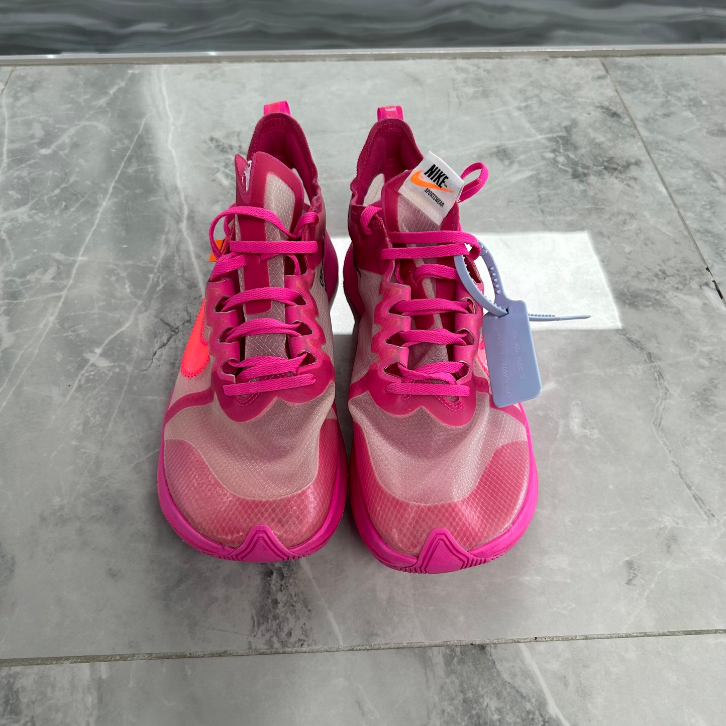 Nike Zoom Fly Off-White Pink (Used)(No Box)