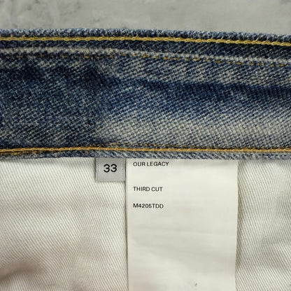 Our Legacy Third Cut Straight-Leg Printed Jeans