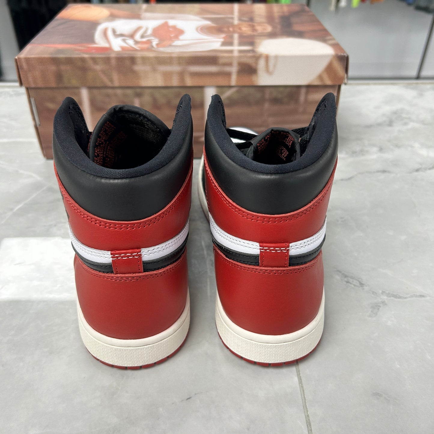 Jordan 1 Retro High OG Black Toe Reimagined (USED)