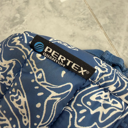 Supreme Puffer Side Bag Blue Paisley