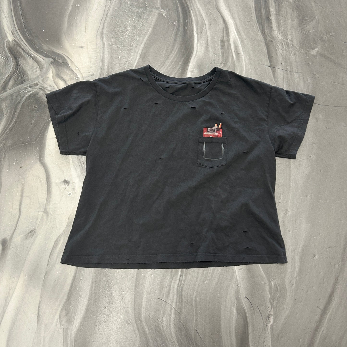 Bravest Studios Grey Carton Vintage T-Shirt Grey