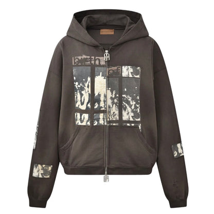 Birth Of Royal Child Flash Light Hoodie in Black