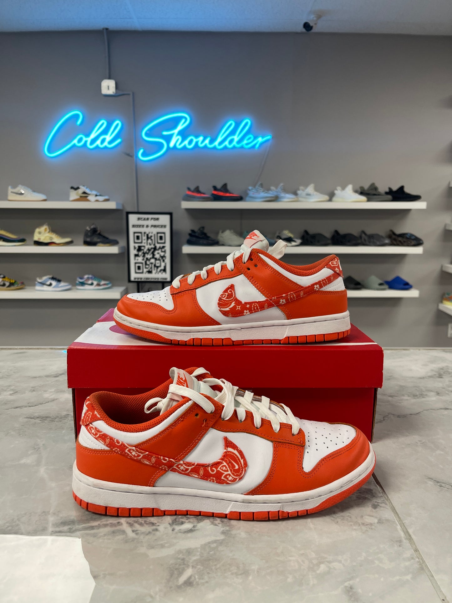 Nike Dunk Low Essential Paisley Pack Orange (USED)