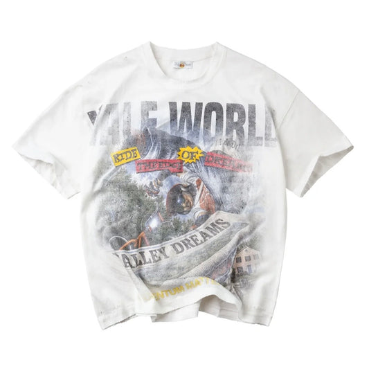Vale Forever Newspaper Tee White