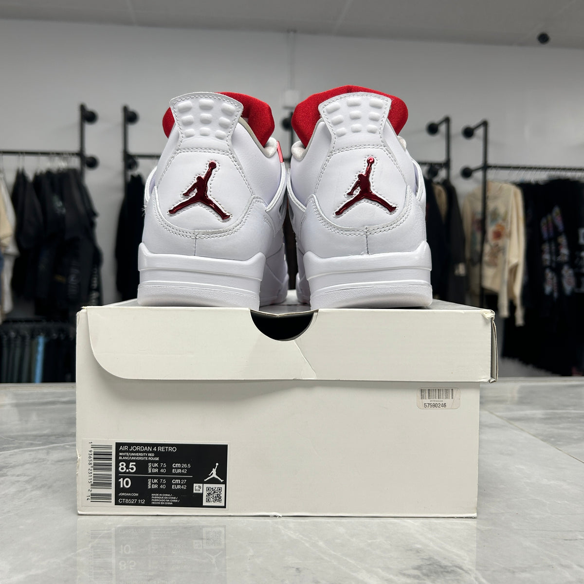 Jordan 4 Retro Metallic Red (USED)