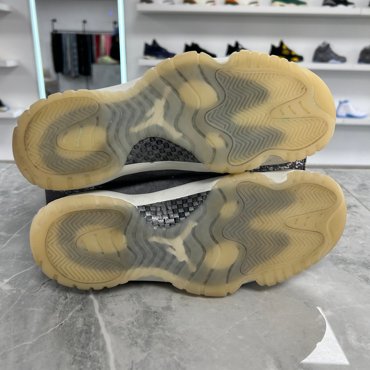 Jordan 11 Retro Pinnacle Grey Suede (USED)