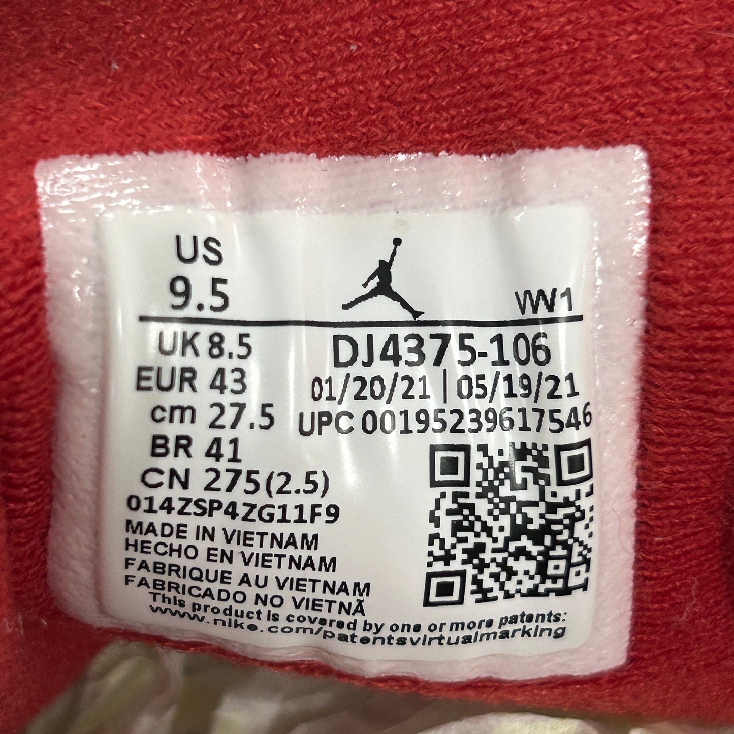 Jordan 2 Retro Low Off-White Red (USED)