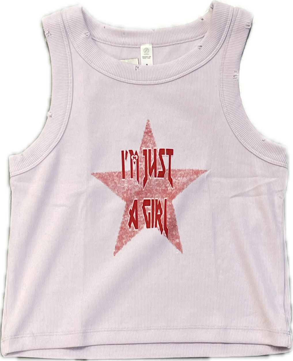 Moorse Collective I’m Just A Girl Tank Top Pink