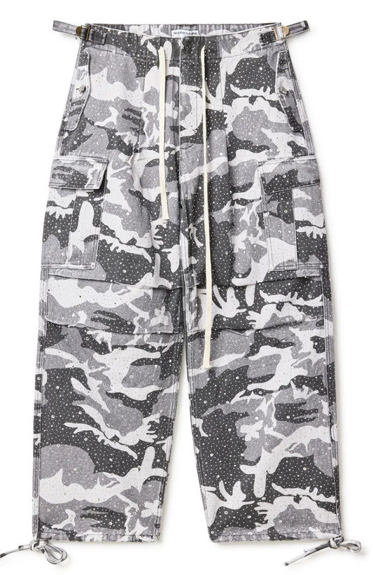 Vale Forever Winter Camo Crystal Cargo Pants