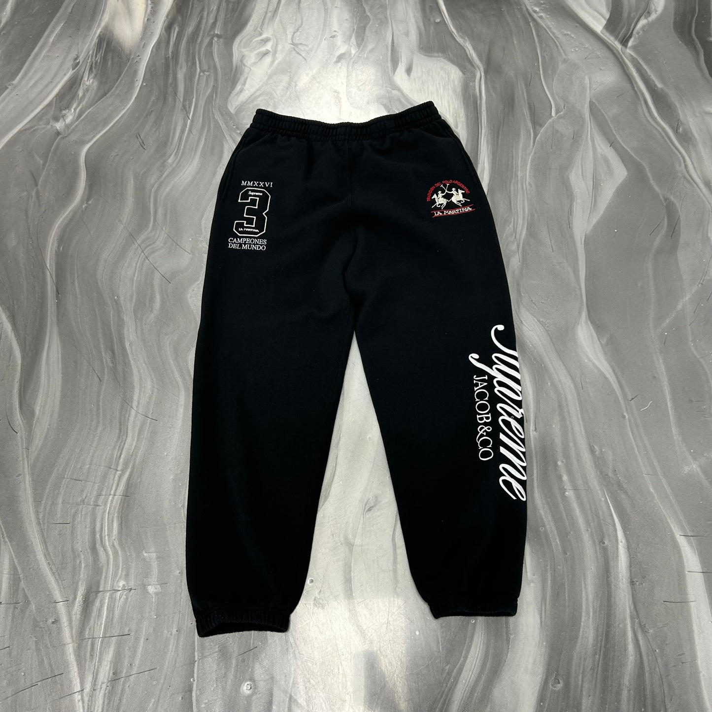 Supreme Jacob & Co Black Sweatpants