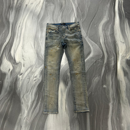 Purple Brand P001 Vintage Wash Blue Jeans