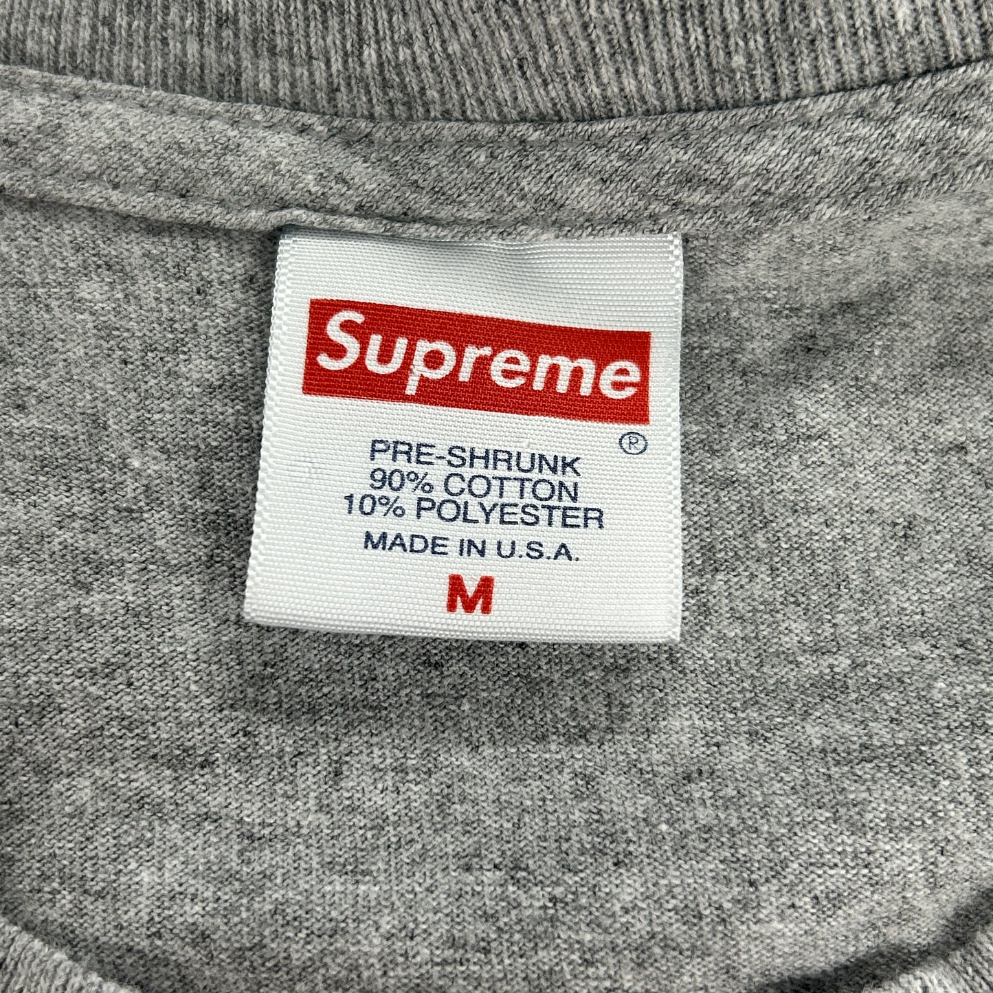 Supreme Kurt Cobain Tee Heather Grey