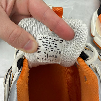 Balenciaga Orange/White Track Sneaker (Used)