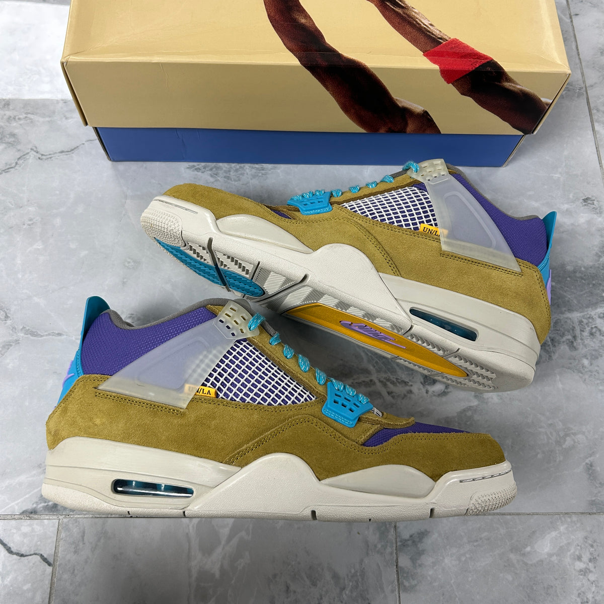 Jordan 4 Retro SP 30th Anniversary Union Desert Moss (USED)