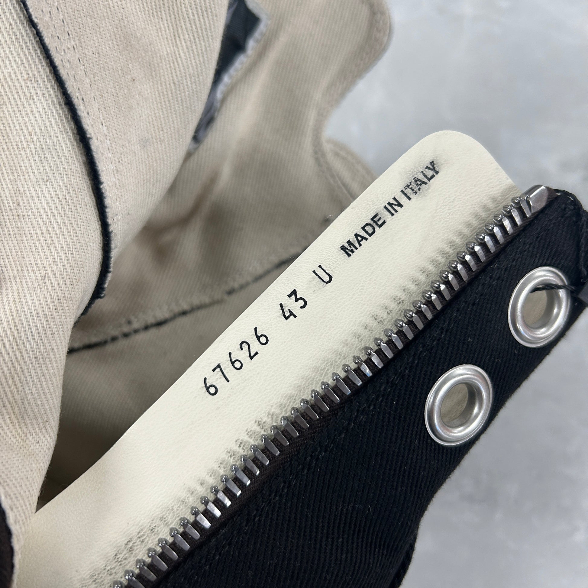 Rick Owens Lido DRKSHDW High Black Milk - view 8